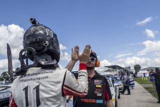 #44 BMW M2 CS (Cup) of Colin Garrett, Rooster Hall Racing, TC America, TCX, SRO America, Sebring International Raceway, Sebring, FL, September 2022.
 | Fabian Lagunas/SRO