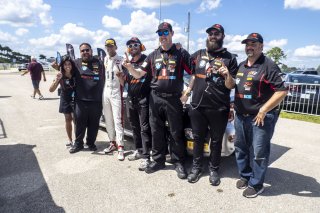 #44 BMW M2 CS (Cup) of Colin Garrett, Rooster Hall Racing, TC America, TCX, SRO America, Sebring International Raceway, Sebring, FL, September 2022.
 | Fabian Lagunas/SRO