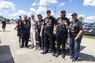 #44 BMW M2 CS (Cup) of Colin Garrett, Rooster Hall Racing, TC America, TCX, SRO America, Sebring International Raceway, Sebring, FL, September 2022.
 | Fabian Lagunas/SRO
