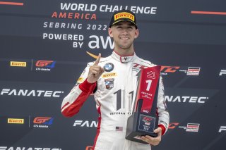#44 BMW M2 CS (Cup) of Colin Garrett, Rooster Hall Racing, TC America, TCX, SRO America, Sebring International Raceway, Sebring, FL, September 2022.
 | Fabian Lagunas/SRO