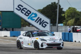 #21 Subaru BRZ of Gresham Wagner, TechSport Racing, TC America, TCA, SRO America, Sebring International Raceway, Sebring, FL, September 2022.
 | Fabian Lagunas/SRO             