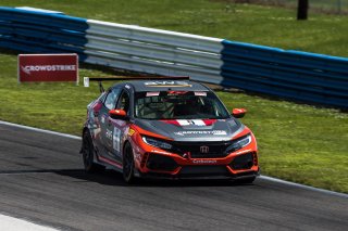 #9 Honda Civic Type-R, of Kevin Boehm, Skip Barber Racing, TC America, TC, SRO America, Sebring International Raceway, Sebring, FL, September 2022.
 | Fabian Lagunas/SRO             