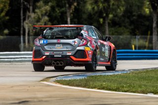 #9 Honda Civic Type-R, of Kevin Boehm, Skip Barber Racing, TC America, TC, SRO America, Sebring International Raceway, Sebring, FL, September 2022.
 | Fabian Lagunas/SRO             