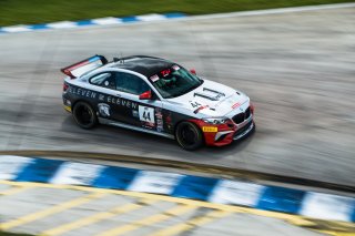 #44 BMW M2 CS (Cup) of Colin Garrett, Rooster Hall Racing, TC America, TCX, SRO America, Sebring International Raceway, Sebring, FL, September 2022.
 | SRO Motorsports Group