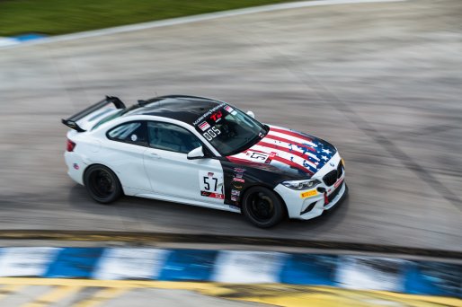 #57 BMW M2 CS (Cup) of Stephen Cugliari, Accelerating Performance, TC America, TCX, SRO America, Sebring International Raceway, Sebring, FL, September 2022.
 | SRO Motorsports Group