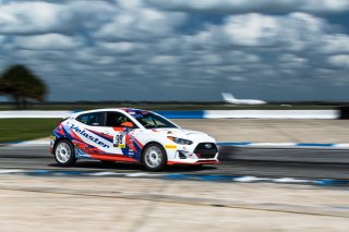 #98 Hyundai Elenta N-Line of Branyon Tiner, BRYAN HERTA AUTOSPORT W/ CURB-AGAJANIAN, TC America, TCA, SRO America, Sebring International Raceway, Sebring, FL, September 2022.
 | SRO Motorsports Group