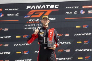 #44 BMW M2 CS (Cup) of Colin Garrett, Rooster Hall Racing, TC America, TCX, SRO America, Sebring International Raceway, Sebring, FL, September 2022. | Brian Cleary/SRO