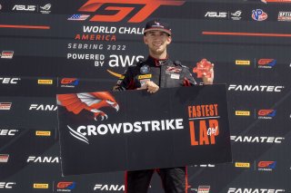 #44 BMW M2 CS (Cup) of Colin Garrett, Rooster Hall Racing, TC America, TCX, SRO America, Sebring International Raceway, Sebring, FL, September 2022. | Brian Cleary/SRO