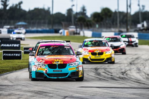 #06 BMW M240iR (*2019 EVO)of Matthew Ibrahim, DRS & Garagistic, TC America, TC, SRO America, Sebring International Raceway, Sebring, FL, September 2022.
 | Fabian Lagunas/SRO             