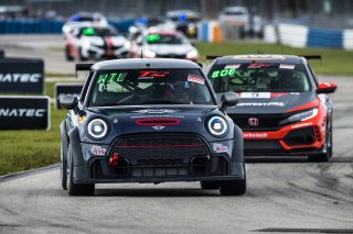 #60 Mini Cooper JCW Pro TC of Clay Williams, MINI JCW Team, TC America, TC, SRO America, Sebring International Raceway, Sebring, FL, September 2022.
 | Fabian Lagunas/SRO             