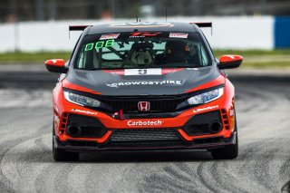 #9 Honda Civic Type-R, of Kevin Boehm, Skip Barber Racing, TC America, TC, SRO America, Sebring International Raceway, Sebring, FL, September 2022.
 | Fabian Lagunas/SRO             