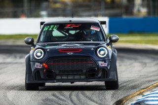 #60 Mini Cooper JCW Pro TC of Clay Williams, MINI JCW Team, TC America, TC, SRO America, Sebring International Raceway, Sebring, FL, September 2022.
 | Fabian Lagunas/SRO             