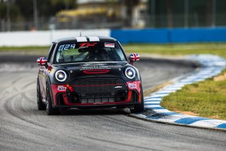 #60 Mini Cooper JCW Pro TC of Clay Williams, MINI JCW Team, TC America, TC, SRO America, Sebring International Raceway, Sebring, FL, September 2022.
 | Fabian Lagunas/SRO             
