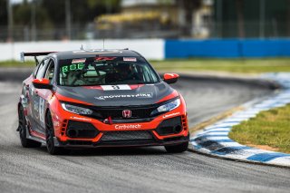 #9 Honda Civic Type-R, of Kevin Boehm, Skip Barber Racing, TC America, TC, SRO America, Sebring International Raceway, Sebring, FL, September 2022.
 | Fabian Lagunas/SRO             