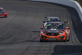 #9 Honda Civic Type-R, of Kevin Boehm, Skip Barber Racing, TC America, TC, SRO America, Indianapolis Motor Speedway, Indianapolis, Indiana, Oct 2022.
 | Brian Cleary/SRO