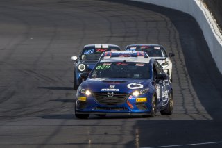 #70 Mazda 3 of Joey Jordan, FTG Racing, TC America, TC, SRO America, Indianapolis Motor Speedway, Indianapolis, Indiana, Oct 2022.
 | Brian Cleary/SRO