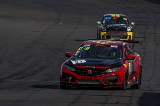 #93 Honda Civic Type-R, of Karl Hertel HART Alabama, TC America, TC, SRO America, Indianapolis Motor Speedway, Indianapolis, Indiana, Oct 2022.
 | Brian Cleary/SRO