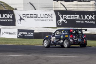 #60 Mini Cooper JCW Pro TC of Clay Williams, MINI JCW Team, TC America, TC, SRO America, Indianapolis Motor Speedway, Indianapolis, Indiana, Oct 2022.
 | Brian Cleary/SRO