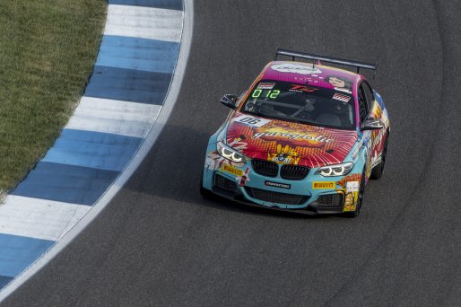 #06 BMW M240iR (*2019 EVO)of Matthew Ibrahim, DRS & Garagistic, TC America, TC, SRO America, Indianapolis Motor Speedway, Indianapolis, Indiana, Oct 2022.
 | Brian Cleary/SRO