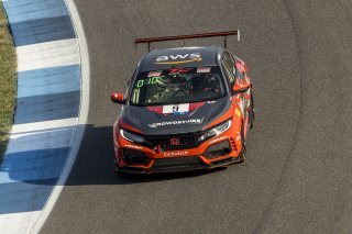 #9 Honda Civic Type-R, of Kevin Boehm, Skip Barber Racing, TC America, TC, SRO America, Indianapolis Motor Speedway, Indianapolis, Indiana, Oct 2022.
 | Brian Cleary/SRO