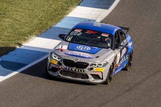 #1 BMW M2 CS (Cup) of Jacob Ruud, Fast Track Racing, TC America, TCX, SRO America, Indianapolis Motor Speedway, Indianapolis, Indiana, Oct 2022.
 | Brian Cleary/SRO