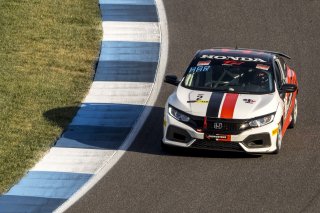 #2 Honda Civic Si of Colin Harrison, Skip Barber Racing School, TC America, TCA, SRO America, Indianapolis Motor Speedway, Indianapolis, Indiana, Oct 2022.
 | Brian Cleary/SRO