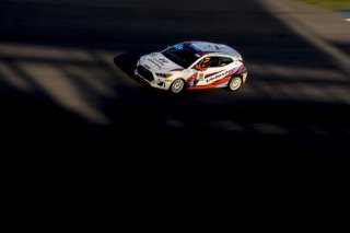 #98 Hyundai Elenta N-Line of Branyon Tiner, BRYAN HERTA AUTOSPORT W/ CURB-AGAJANIAN, TC America, TCA, SRO America, Indianapolis Motor Speedway, Indianapolis, Indiana, Oct 2022.
 | Brian Cleary/SRO