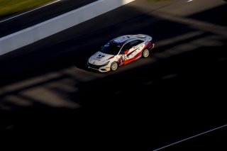#33 Hyundai Elantra N-Line, of Tyler Delgado, BRYAN HERTA AUTOSPORT W/ CURB-AGAJANIAN, TC America, TCA, SRO America, Indianapolis Motor Speedway, Indianapolis, Indiana, Oct 2022.
 | Brian Cleary/SRO