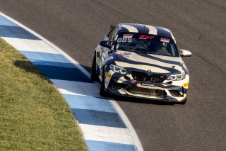 #38 BMW M2 CS (Cup) of Chris Walsh, STR38 Motorsports, TC America, TCX, SRO America, Indianapolis Motor Speedway, Indianapolis, Indiana, Oct 2022.
 | Brian Cleary/SRO