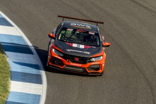 #9 Honda Civic Type-R, of Kevin Boehm, Skip Barber Racing, TC America, TC, SRO America, Indianapolis Motor Speedway, Indianapolis, Indiana, Oct 2022.
 | Brian Cleary/SRO