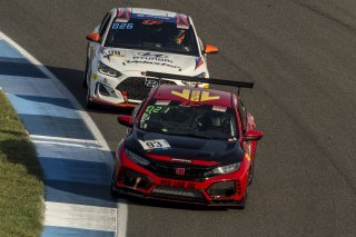 #93 Honda Civic Type-R, of Karl Hertel HART Alabama, TC America, TC, SRO America, Indianapolis Motor Speedway, Indianapolis, Indiana, Oct 2022.
 | Brian Cleary/SRO