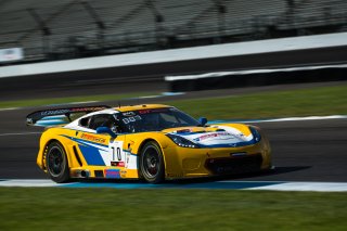 #70 Callaway Corvette C7 GT3 of Mirco Shultis, Mishumotors, GT America Powered by AWS, SRO3, SRO America, Indianapolis Motor Speedway, Indianapolis, Indiana, Oct 2022.
 | Fabian Lagunas/SRO        