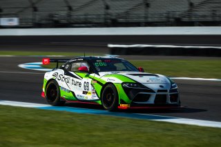 #69 Toyota GR Supra GT4 of Todd Coleman, Smooge Racing, GT America Powered by AWS, GT4, SRO America, Indianapolis Motor Speedway, Indianapolis, Indiana, Oct 2022.
 | Fabian Lagunas/SRO        