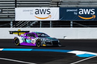 #888 Aston Martin Vantage AMR GT4 of Sean Whalen, Zelus Motorsports, GT America Powered by AWS, GT4, SRO America, Indianapolis Motor Speedway, Indianapolis, Indiana, Oct 2022.
 | Fabian Lagunas/SRO        