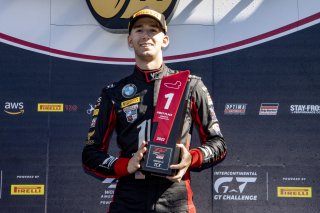 #44 BMW M2 CS (Cup) of Colin Garrett, Rooster Hall Racing, TC America, TCX, SRO America, Indianapolis Motor Speedway, Indianapolis, Indiana, Oct 2022.
 | Fabian Lagunas/SRO