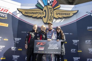 #9 Honda Civic Type-R, of Kevin Boehm, Skip Barber Racing, TC America, TC, SRO America, Indianapolis Motor Speedway, Indianapolis, Indiana, Oct 2022.
 | Fabian Lagunas/SRO