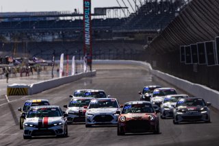 #16 Honda Civic Si of Carter Fartuch, Skip Barber Racing School, TC America, TCA, SRO America, Indianapolis Motor Speedway, Indianapolis, Indiana, Oct 2022.
 | Regis Lefebure/SRO