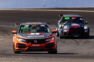#9 Honda Civic Type-R, of Kevin Boehm, Skip Barber Racing, TC America, TC, SRO America, Indianapolis Motor Speedway, Indianapolis, Indiana, Oct 2022.
 | Regis Lefebure/SRO