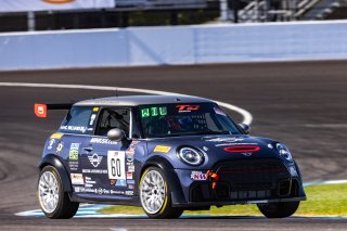 #60 Mini Cooper JCW Pro TC of Clay Williams, MINI JCW Team, TC America, TC, SRO America, Indianapolis Motor Speedway, Indianapolis, Indiana, Oct 2022.
 | Regis Lefebure/SRO
