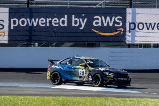 #29 BMW M2 CS (Cup) of Olivia Askew, Fast Track Racing, TC America, TCX, SRO America, Indianapolis Motor Speedway, Indianapolis, Indiana, Oct 2022.
 | Brian Cleary/SRO