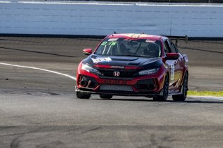 #93 Honda Civic Type-R, of Karl Hertel HART Alabama, TC America, TC, SRO America, Indianapolis Motor Speedway, Indianapolis, Indiana, Oct 2022.
 | Brian Cleary/SRO