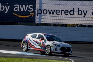 #98 Hyundai Elenta N-Line of Branyon Tiner, BRYAN HERTA AUTOSPORT W/ CURB-AGAJANIAN, TC America, TCA, SRO America, Indianapolis Motor Speedway, Indianapolis, Indiana, Oct 2022.
 | Brian Cleary/SRO