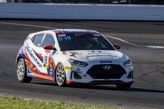 #98 Hyundai Elenta N-Line of Branyon Tiner, BRYAN HERTA AUTOSPORT W/ CURB-AGAJANIAN, TC America, TCA, SRO America, Indianapolis Motor Speedway, Indianapolis, Indiana, Oct 2022.
 | Brian Cleary/SRO