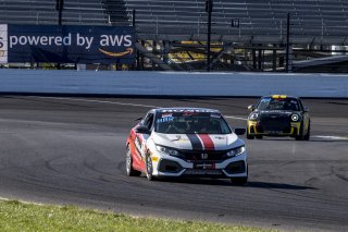 #2 Honda Civic Si of Colin Harrison, Skip Barber Racing School, TC America, TCA, SRO America, Indianapolis Motor Speedway, Indianapolis, Indiana, Oct 2022.
 | Brian Cleary/SRO