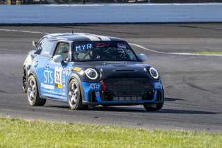#63 Mini Cooper 2019 - JCW New of Bruce Myrehn, MINI JCW Team, TC America, TCA, SRO America, Indianapolis Motor Speedway, Indianapolis, Indiana, Oct 2022.
 | Brian Cleary/SRO