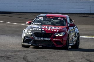 #30 BMW M2 CS (Cup) of Steve Streimer, HARD Motorsport, TC America, TCX, SRO America, Indianapolis Motor Speedway, Indianapolis, Indiana, Oct 2022.
 | Brian Cleary/SRO