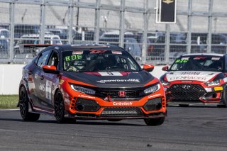 #9 Honda Civic Type-R, of Kevin Boehm, Skip Barber Racing, TC America, TC, SRO America, Indianapolis Motor Speedway, Indianapolis, Indiana, Oct 2022.
 | Brian Cleary/SRO