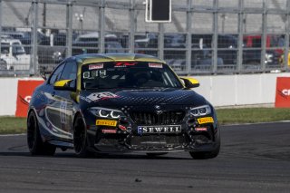 #29 BMW M2 CS (Cup) of Olivia Askew, Fast Track Racing, TC America, TCX, SRO America, Indianapolis Motor Speedway, Indianapolis, Indiana, Oct 2022.
 | Brian Cleary/SRO