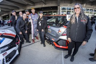 #9 Honda Civic Type-R, of Kevin Boehm, Skip Barber Racing, TC America, TC, SRO America, Indianapolis Motor Speedway, Indianapolis, Indiana, Oct 2022.
 | Brian Cleary/SRO
