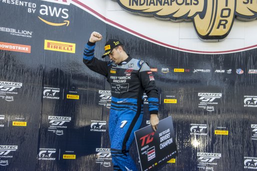 #1 BMW M2 CS (Cup) of Jacob Ruud, Fast Track Racing, TC America, TCX, SRO America, Indianapolis Motor Speedway, Indianapolis, Indiana, Oct 2022.
 | Brian Cleary/SRO